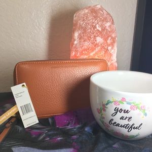 ⬇️⬇️Aimee Kestenberg Rust Dhena Zippered Wallet